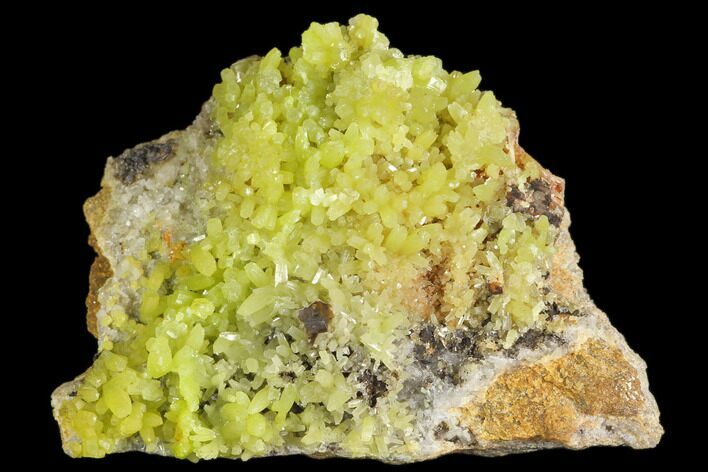 Vibrant Green Pyromorphite Crystal Cluster - China #147655